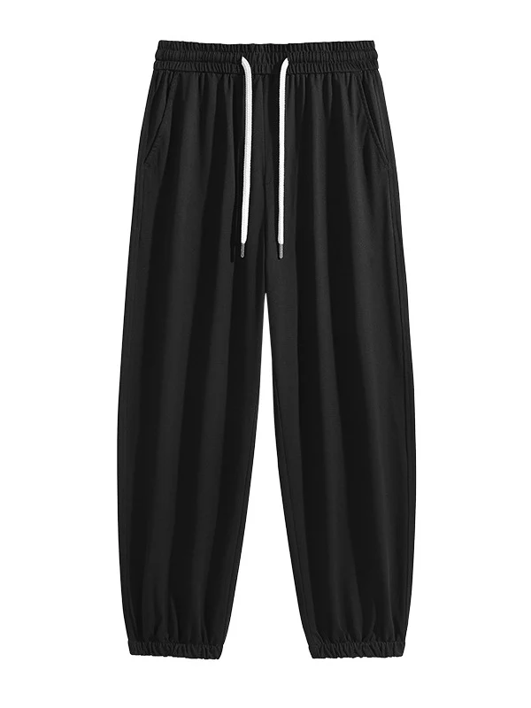 Versatile Loose-fit Foot Binding Cooling Sensation Pants - Image 3