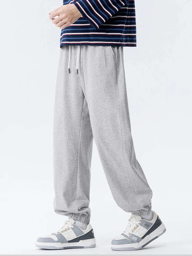 Versatile Loose-fit Foot Binding Cooling Sensation Pants - Image 8