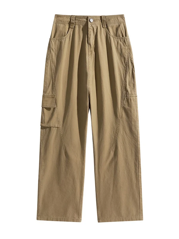 Distressed Patchwork Cargo Trousers - Image 11