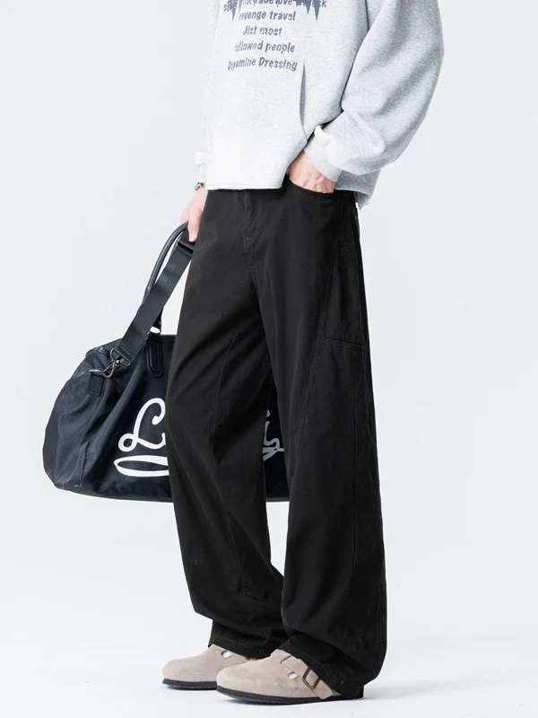 Distressed Patchwork Cargo Trousers - Image 4