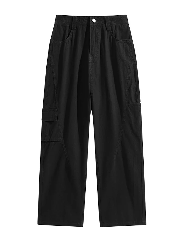 Distressed Patchwork Cargo Trousers - Image 6