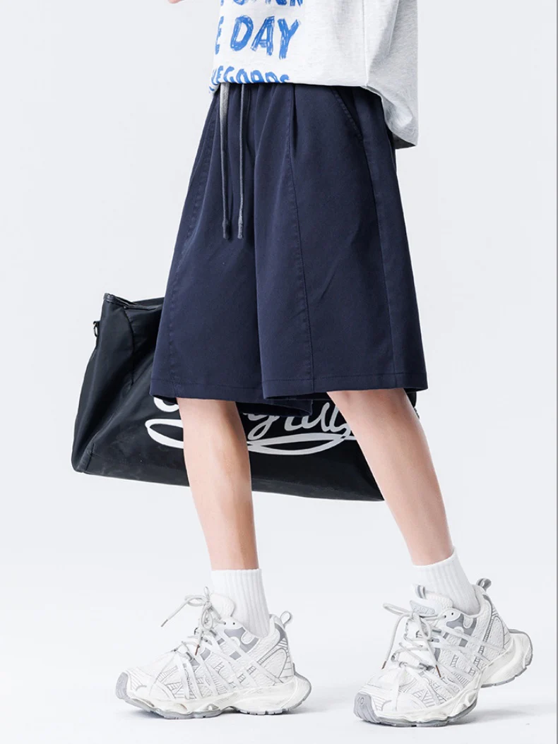 Gradient Loose-fit Leisure Five Points Shorts - Image 4