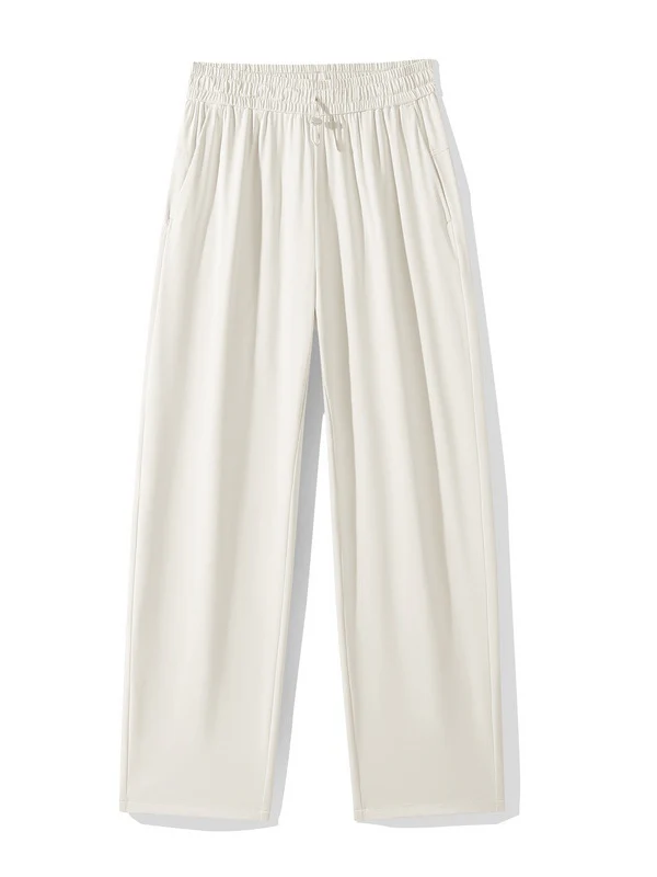 Cool Feeling Lightweight Loose-fit Straight-fit Dress Pants Pants - Image 3