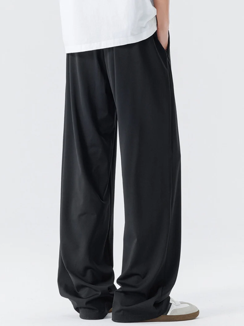 Cool Feeling Lightweight Loose-fit Straight-fit Dress Pants Pants - Image 9