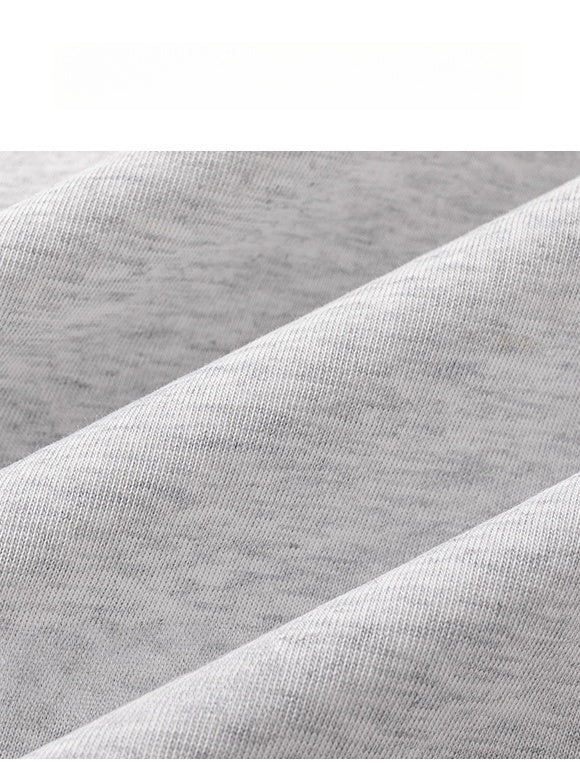 Liber Autumn Neutral wear Color matching Stripes T-shirts - Image 4
