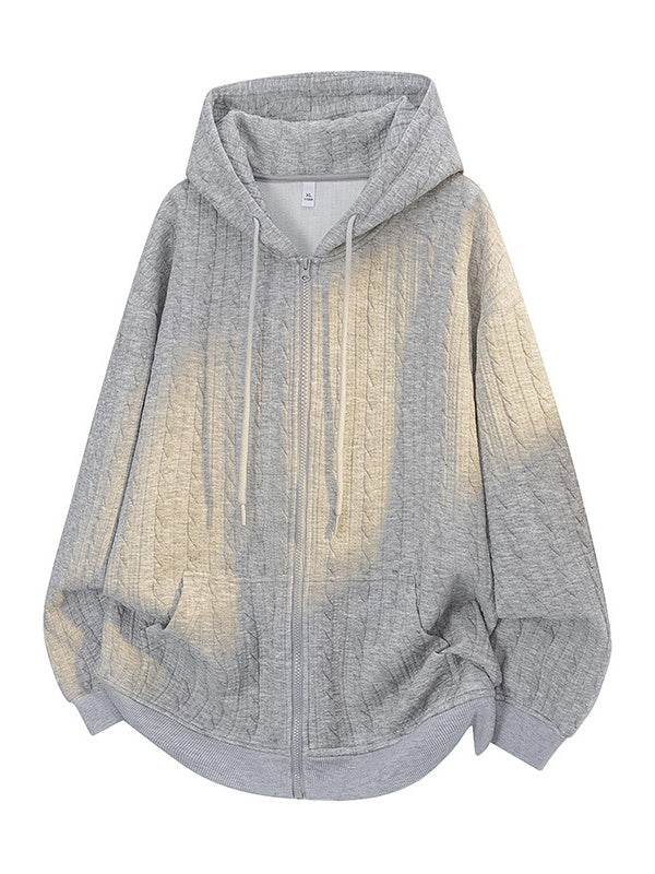 Liber Autumn Neutral wear Jacquard Solid Color Sweatshirts&Hoodies - Image 2