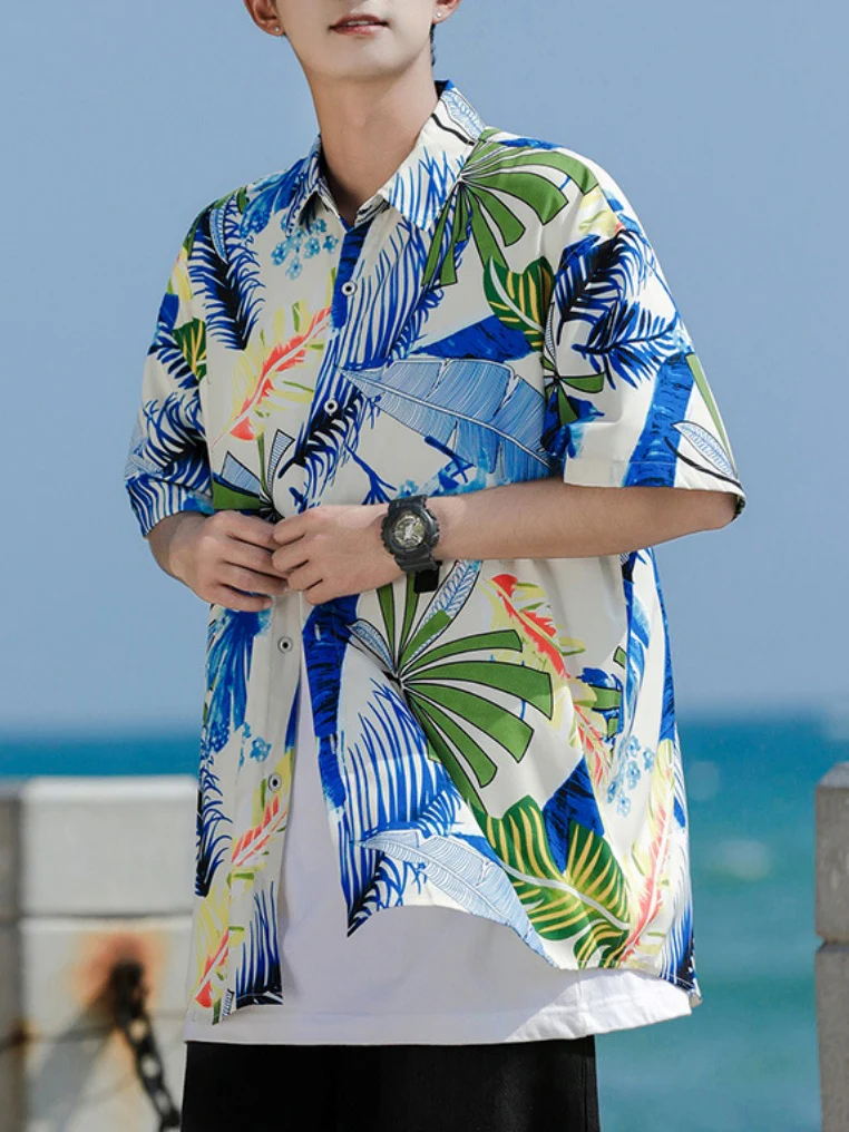 Hawaii Breathable Printed Beach Shirts - Image 2