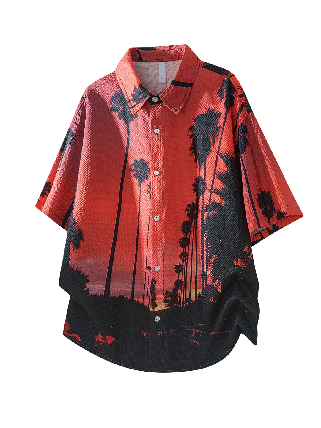 Printed Leisure Loose-fit Beach Shirts - Image 11