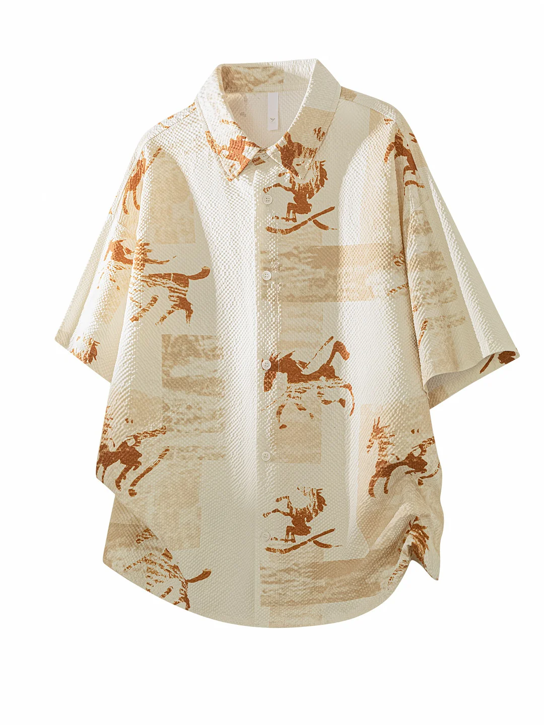 Printed Leisure Loose-fit Beach Shirts - Image 3