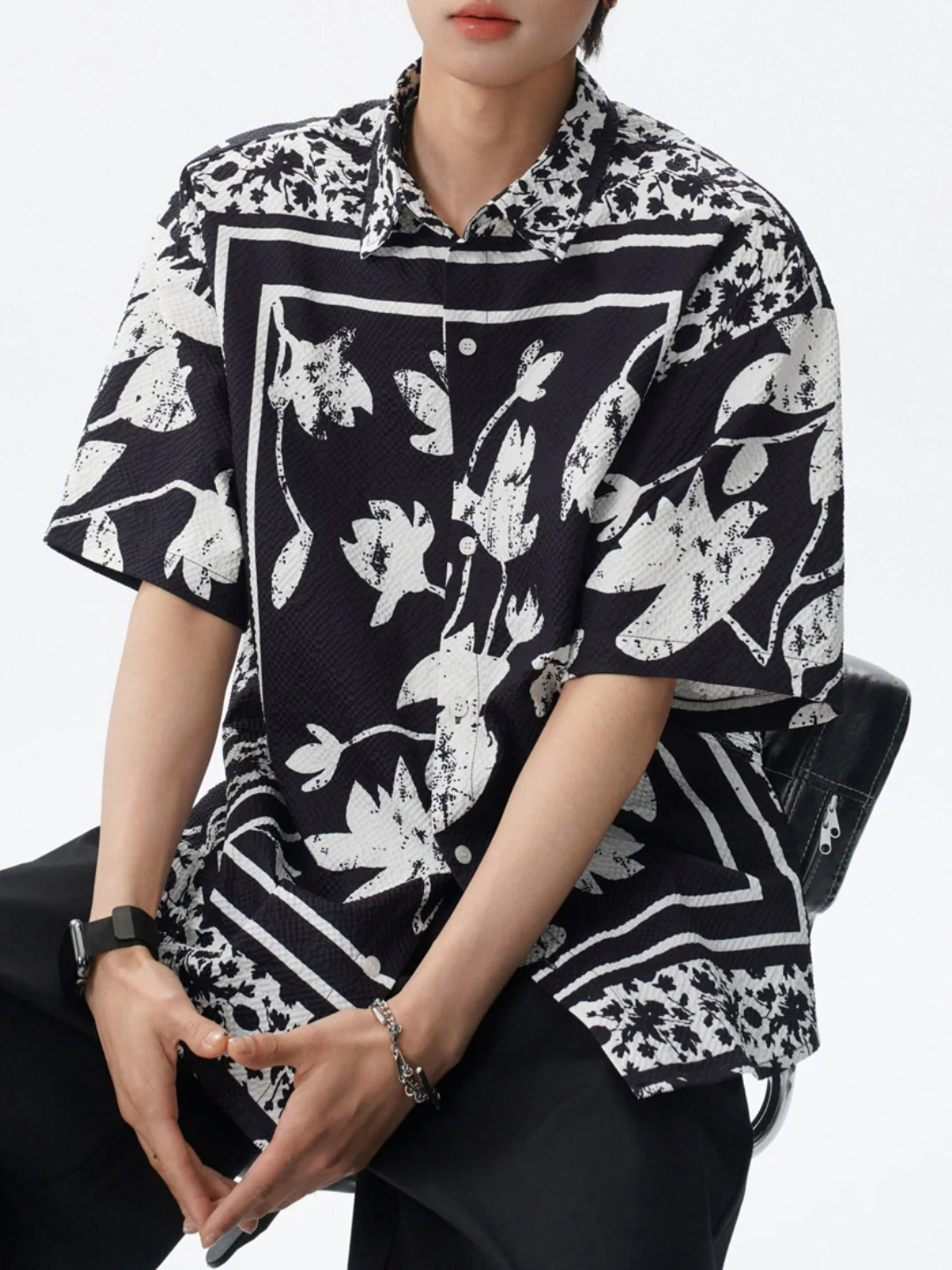 Printed Leisure Loose-fit Beach Shirts - Image 4