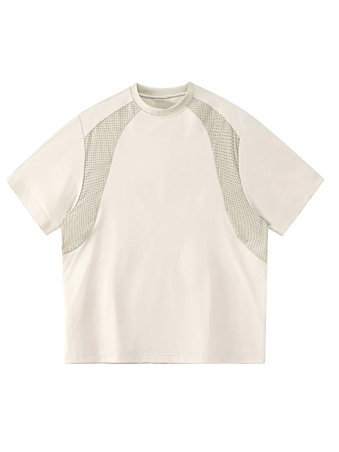 Color-blocked Patchwork Breathable Loose-fit Quick-drying T-shirts - Image 8