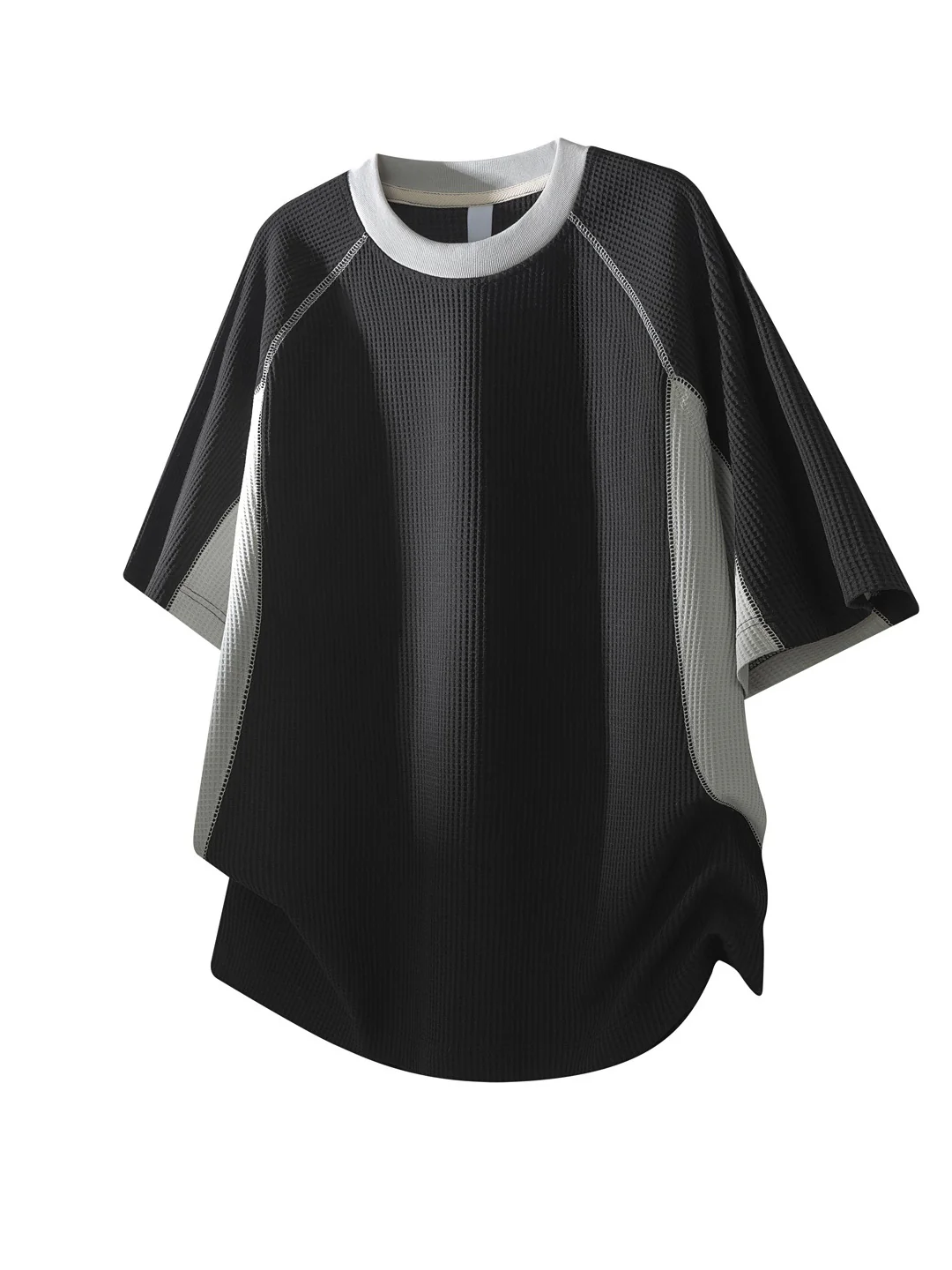 Color-blocked Leisure Loose-fit T-shirts - Image 6