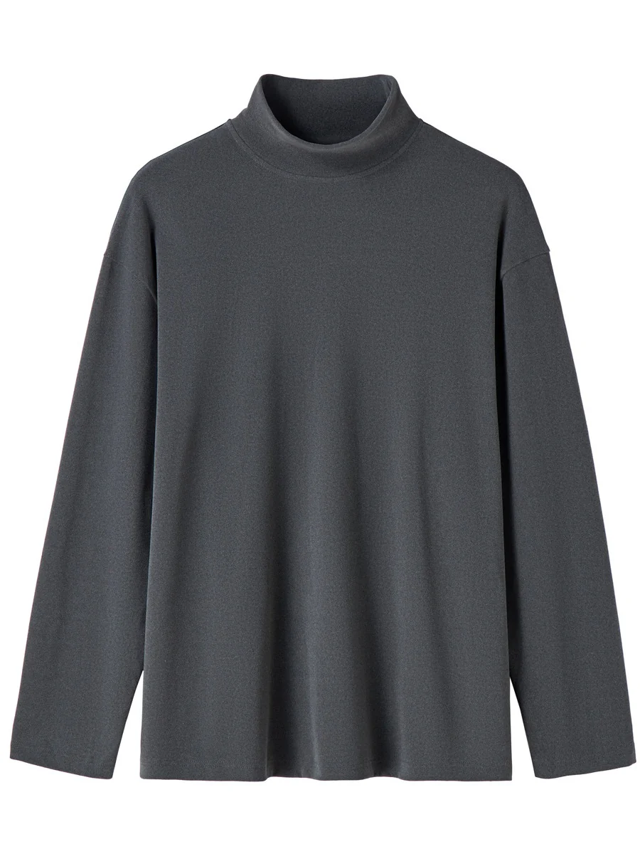 Mock Neck Inner Wear Keep Warm T-shirts - Image 6