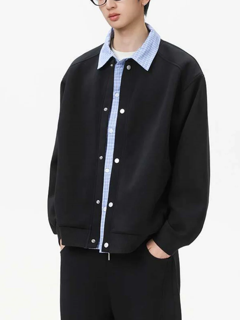 Layered-look Color-blocked Jackets - Image 5