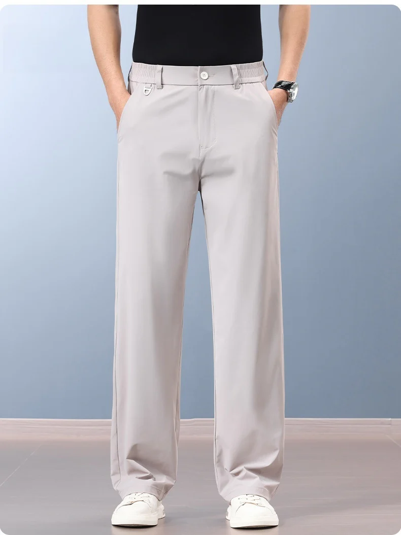 Straight-fit Anti-wrinkle Pants - Image 3