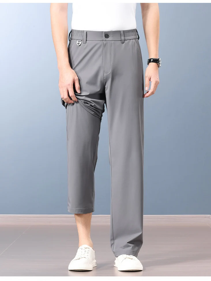 Straight-fit Anti-wrinkle Pants - Image 8