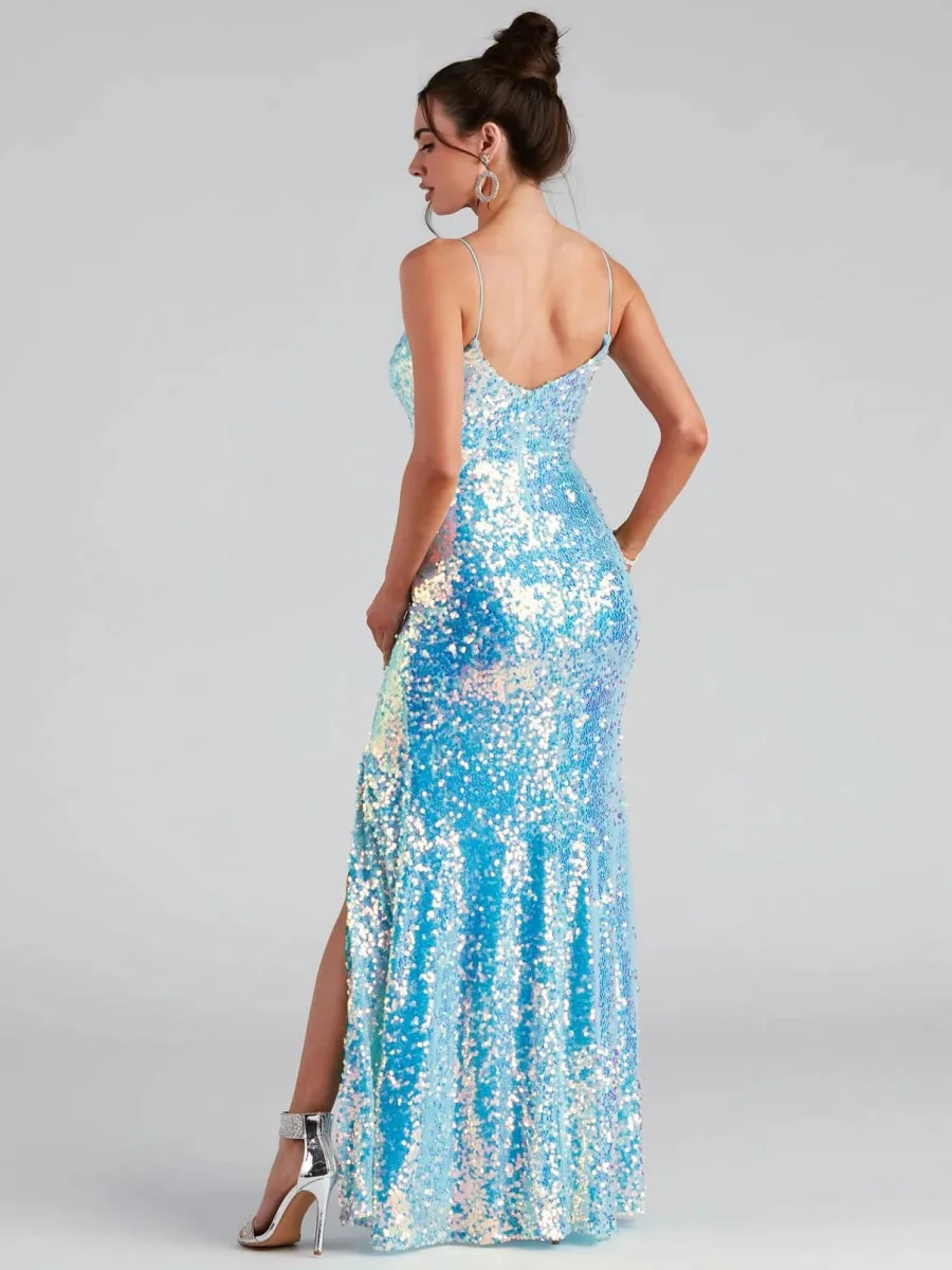 Liber Summer Women's Sequins Photography Travel Maxi Dresses - Image 2