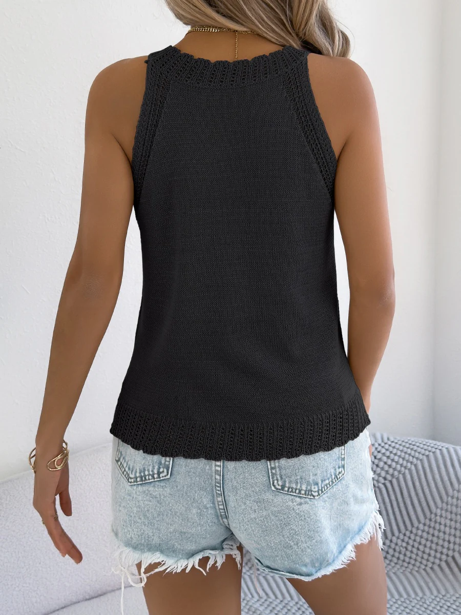 Halter Hollow Vacation Jacket Camisoles - Image 8