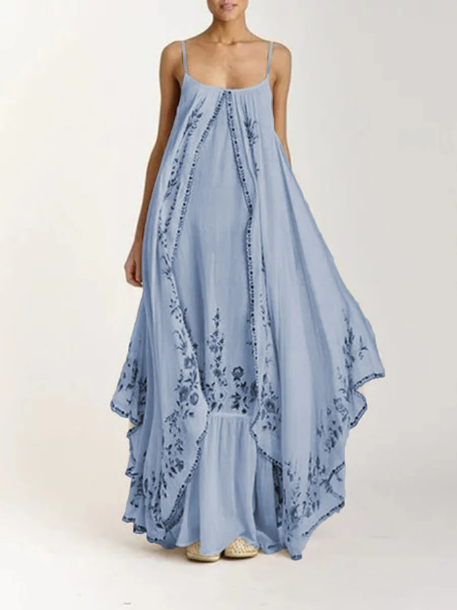 Floral Print Maxi Dress - Image 4
