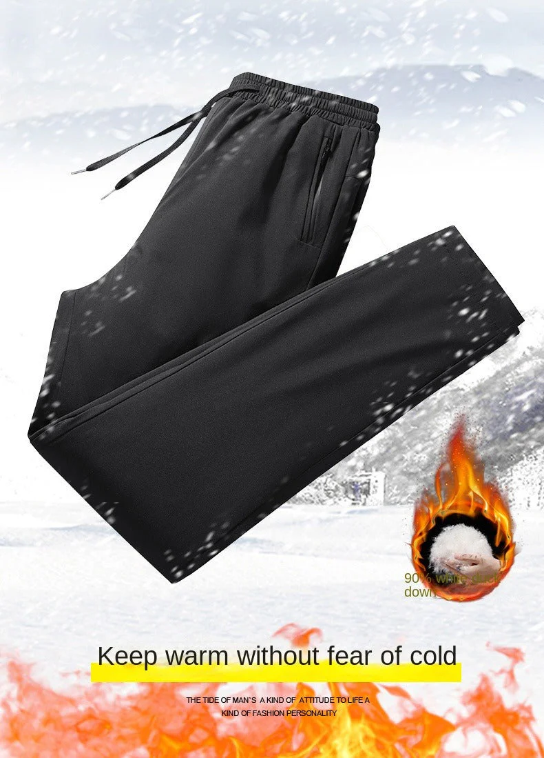 Thermal Slim-Fit Down Pants - Image 4