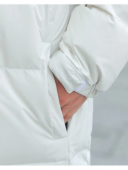 Long Hooded Thick Down Coat - Image 7