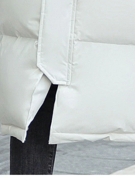 Long Hooded Thick Down Coat - Image 8