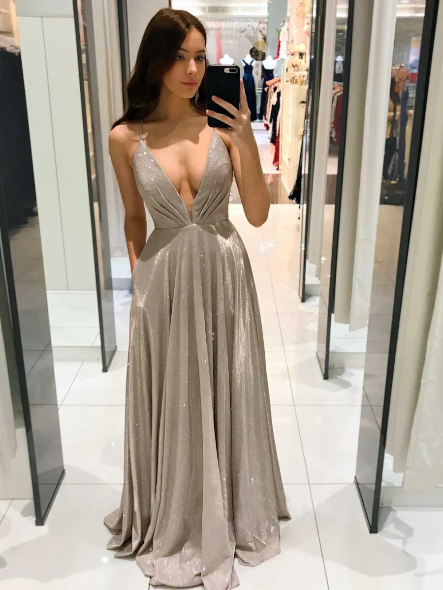 Sequins Backless Bandage Formal Dress Maxi Dresses - Image 3