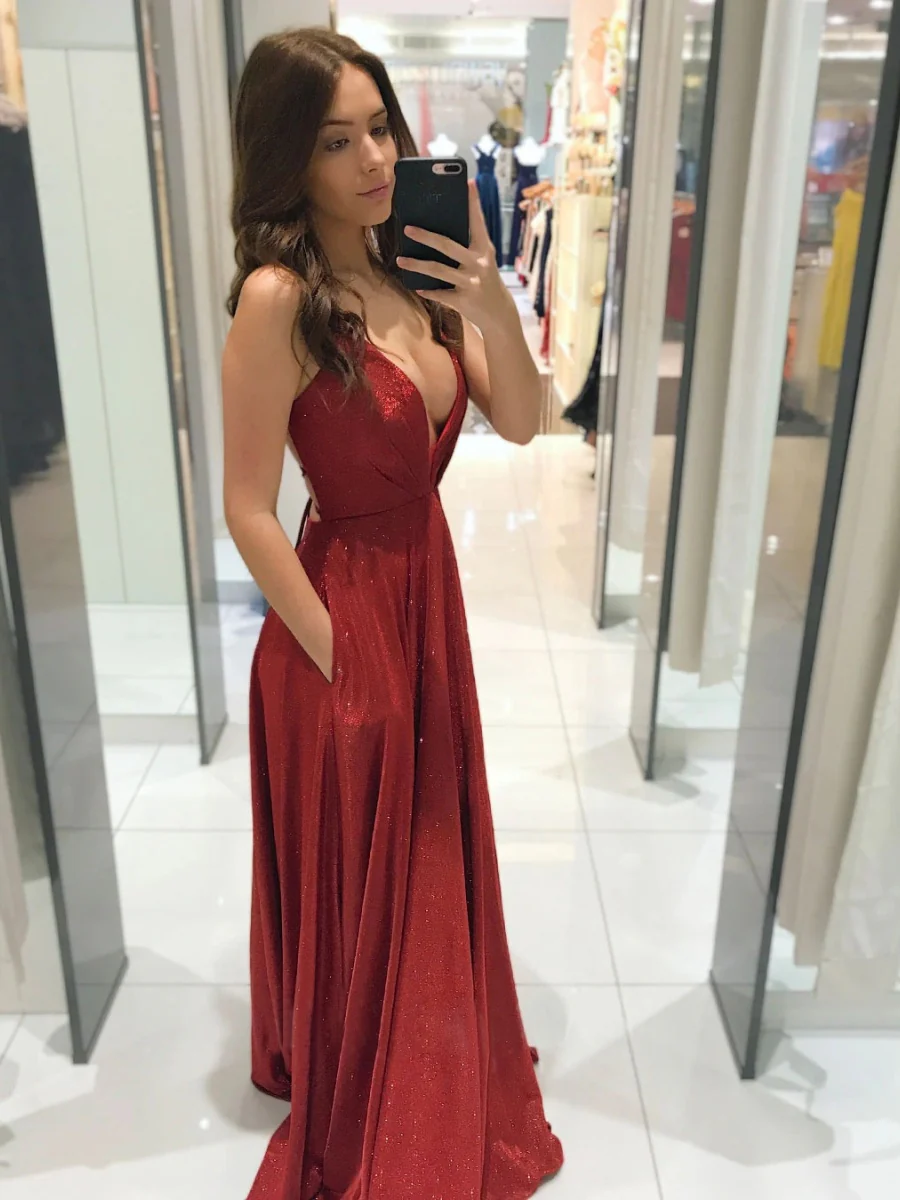Sequins Backless Bandage Formal Dress Maxi Dresses - Image 8