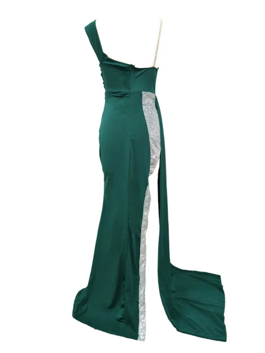 Sequins Slit Formal Dress Maxi Dresses - Image 7