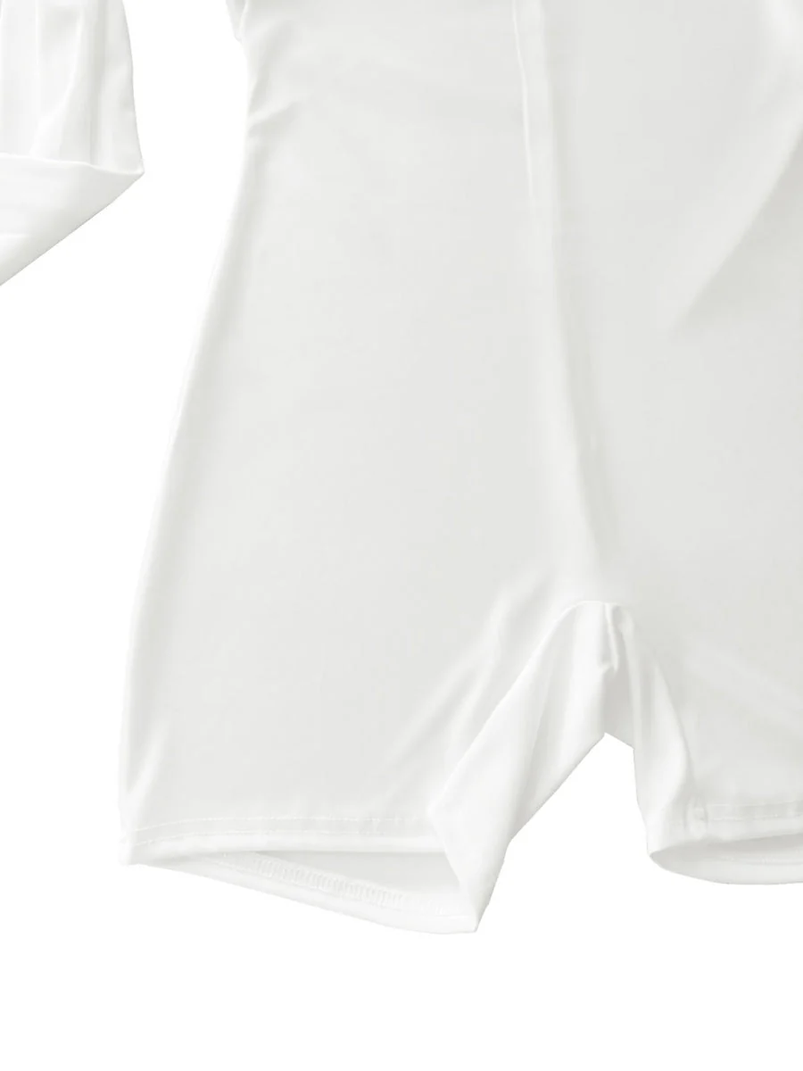 Long Sleeve Tight Fit Sexy Waist Jumpsuits - Image 12