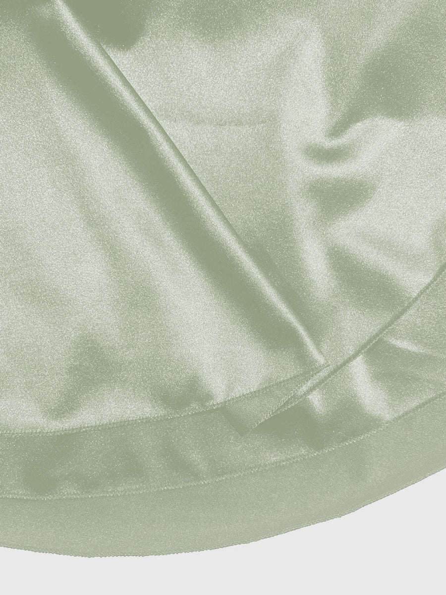 V-neck Camisoles Satin Mini&Short Dresses - Image 13