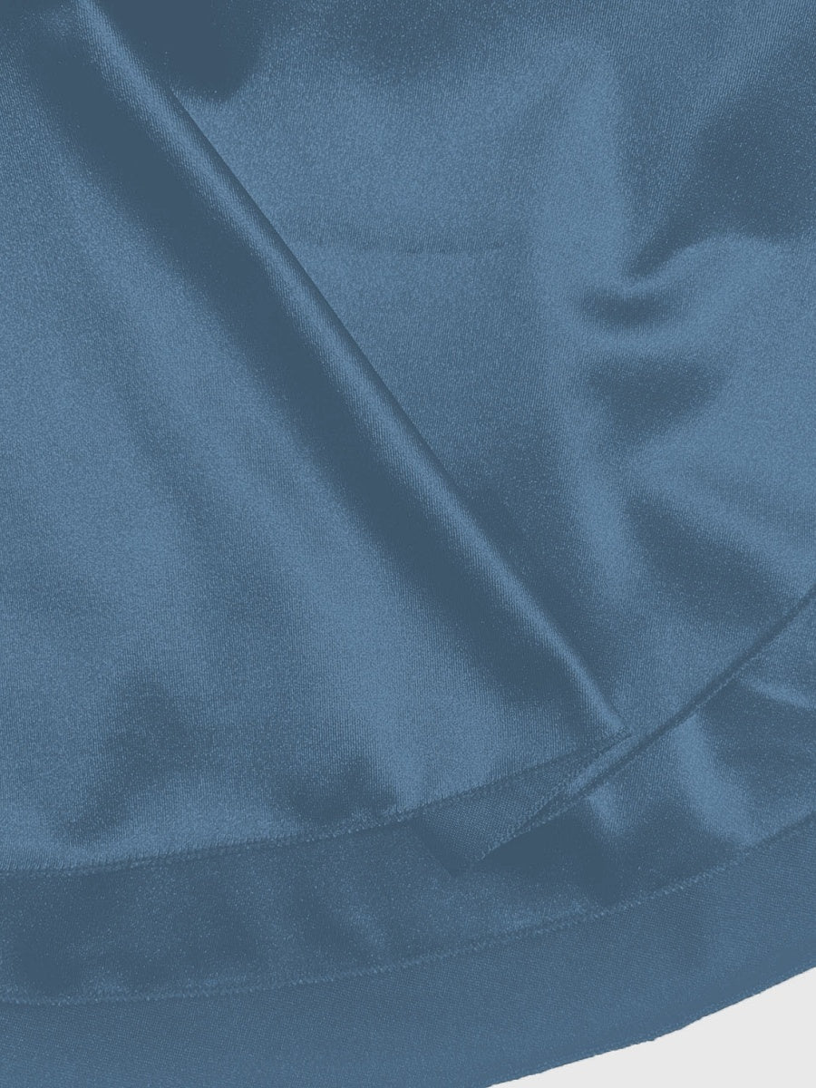 V-neck Camisoles Satin Mini&Short Dresses - Image 29