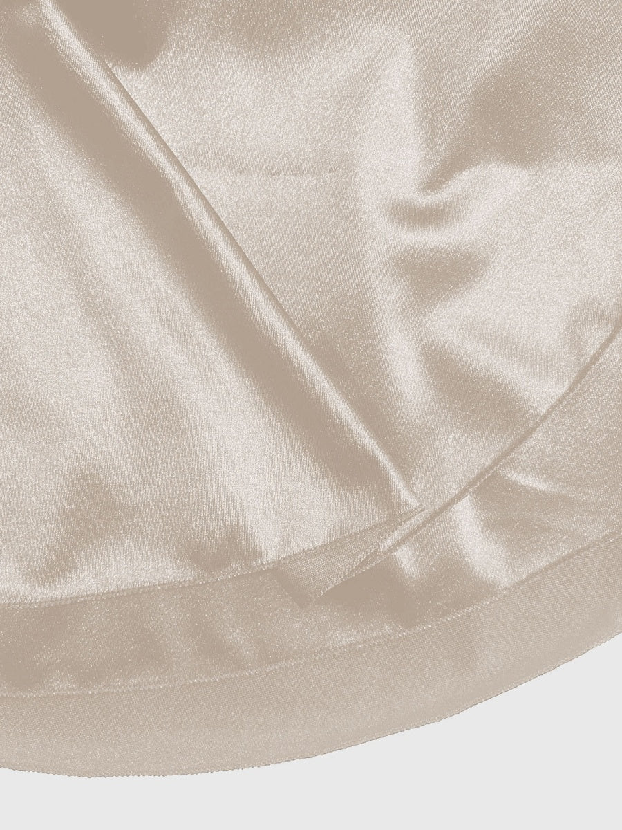 V-neck Camisoles Satin Mini&Short Dresses - Image 33