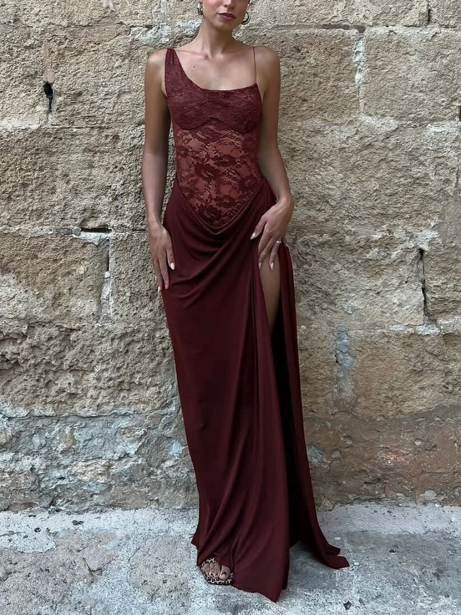 Lace Hip-hugging Parties Maxi Dresses - Image 11
