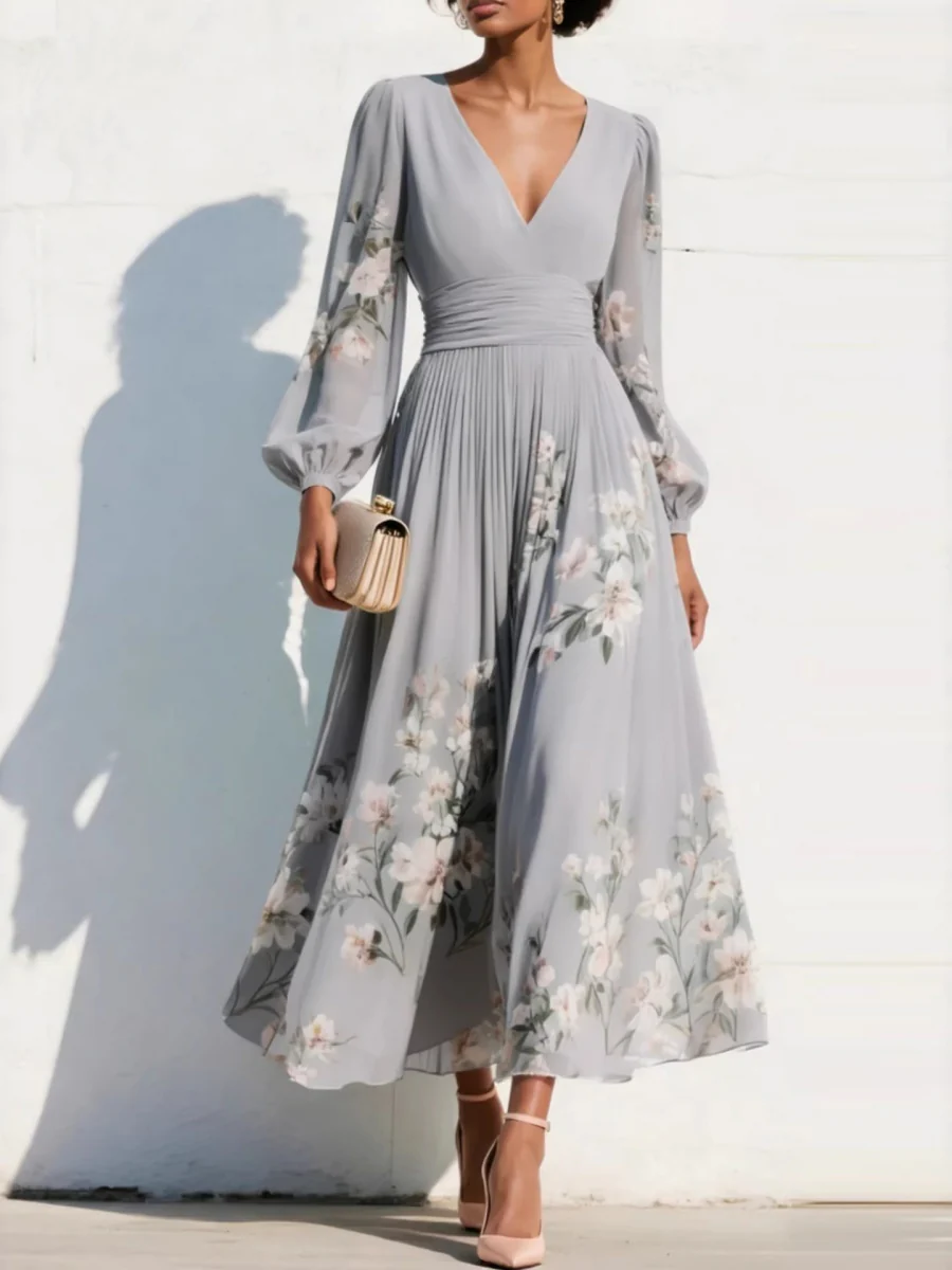 Vacation Formal Dress Printed Maxi Dresses - Image 12