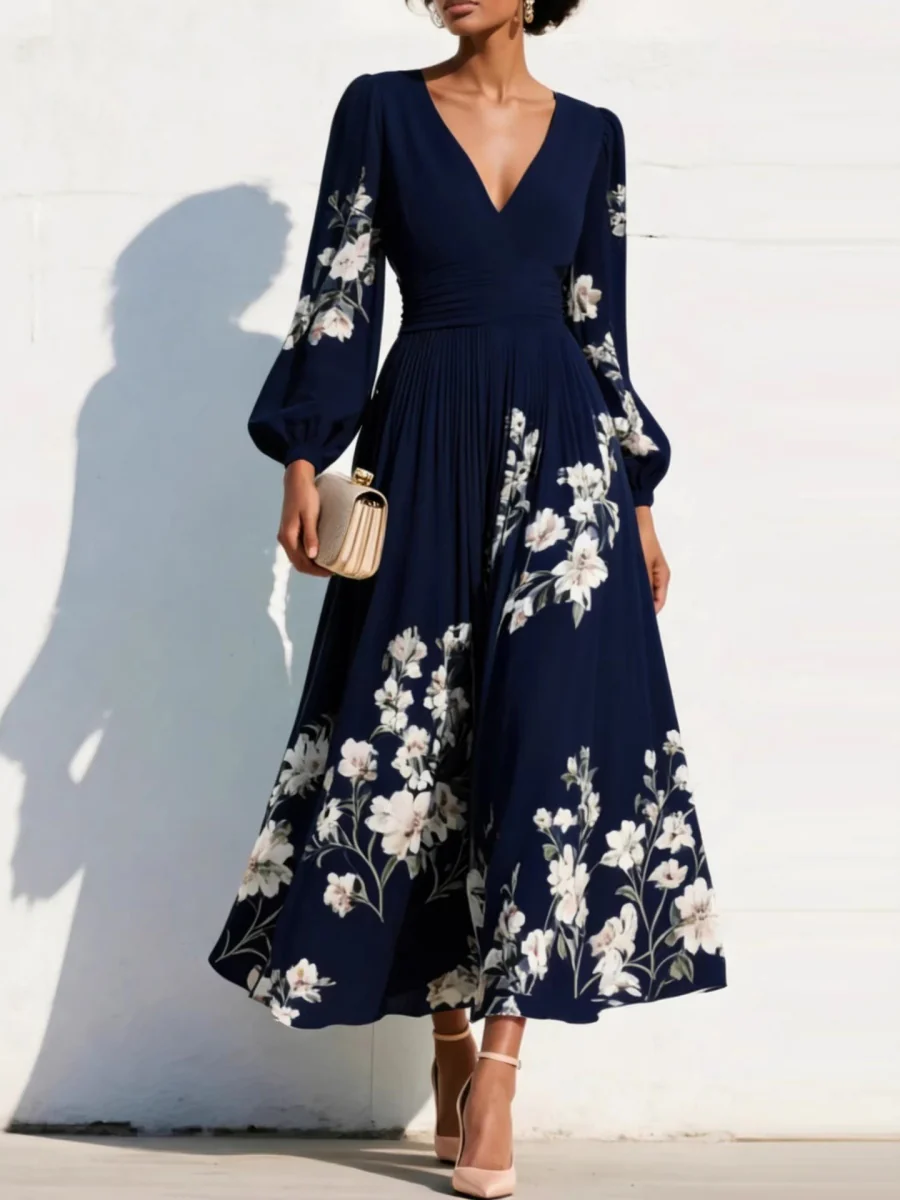 Vacation Formal Dress Printed Maxi Dresses - Image 13