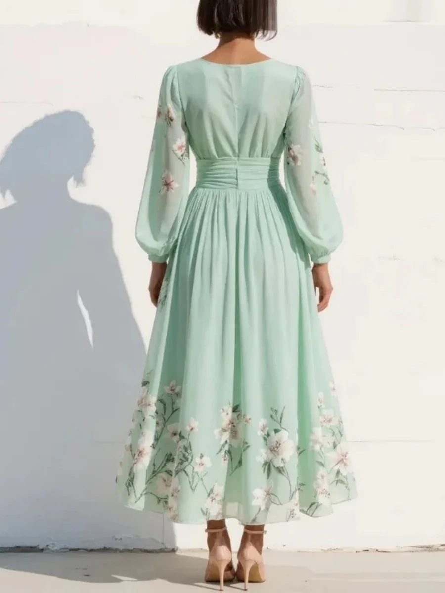 Vacation Formal Dress Printed Maxi Dresses - Image 2
