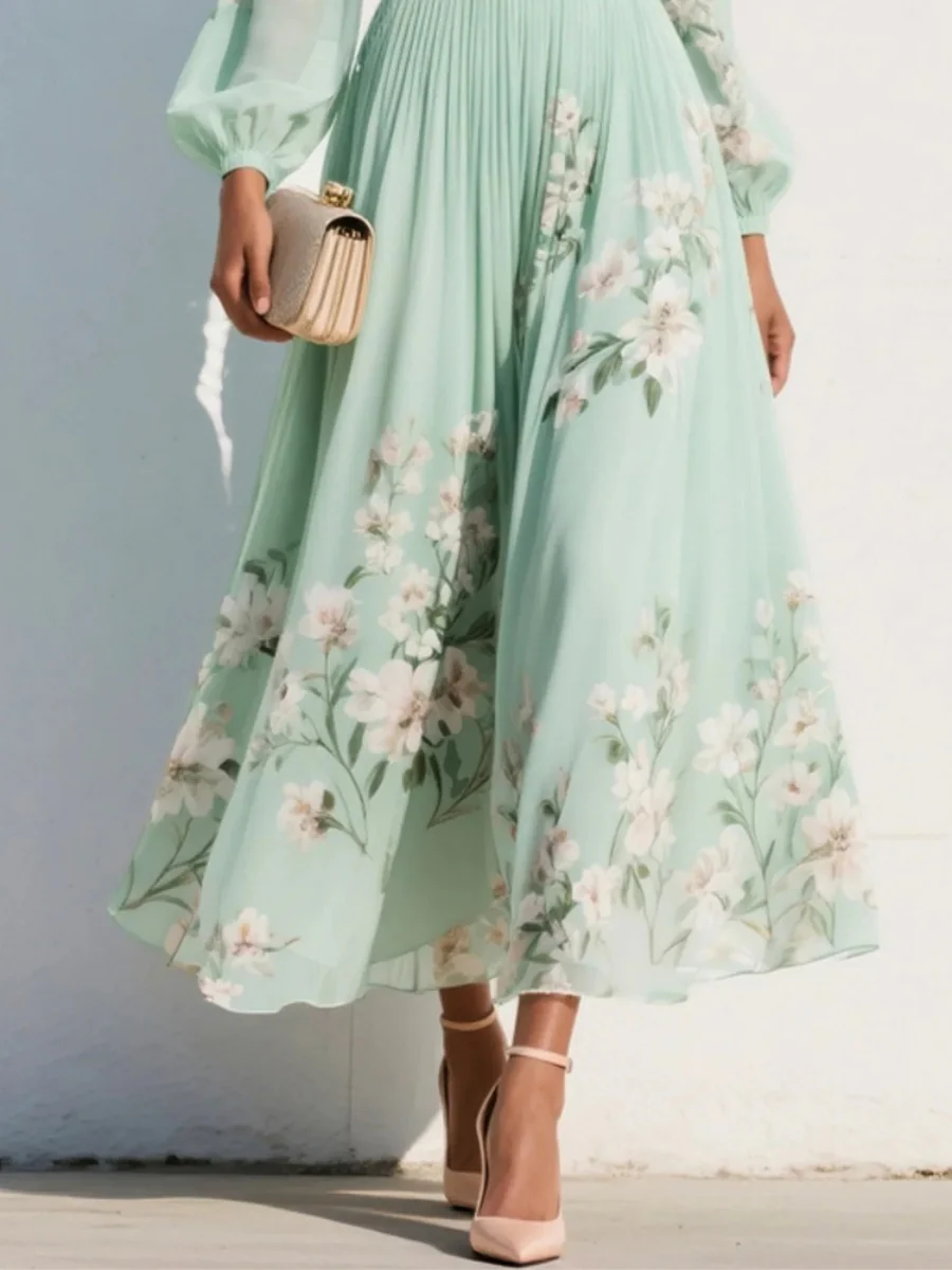 Vacation Formal Dress Printed Maxi Dresses - Image 5