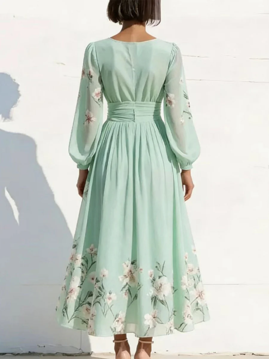 Vacation Formal Dress Printed Maxi Dresses - Image 6