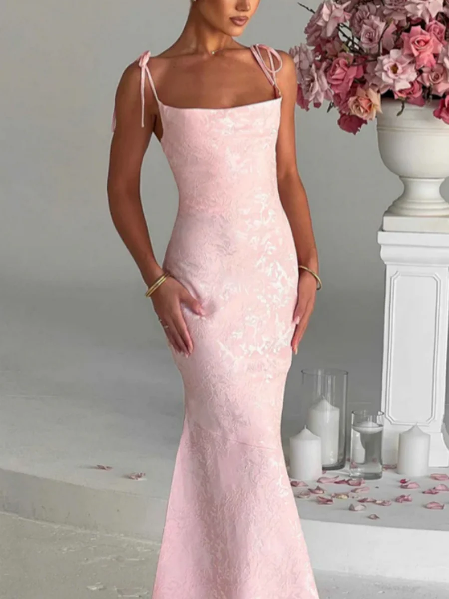 Waist Hip-hugging Fishtail Maxi Dresses - Image 12