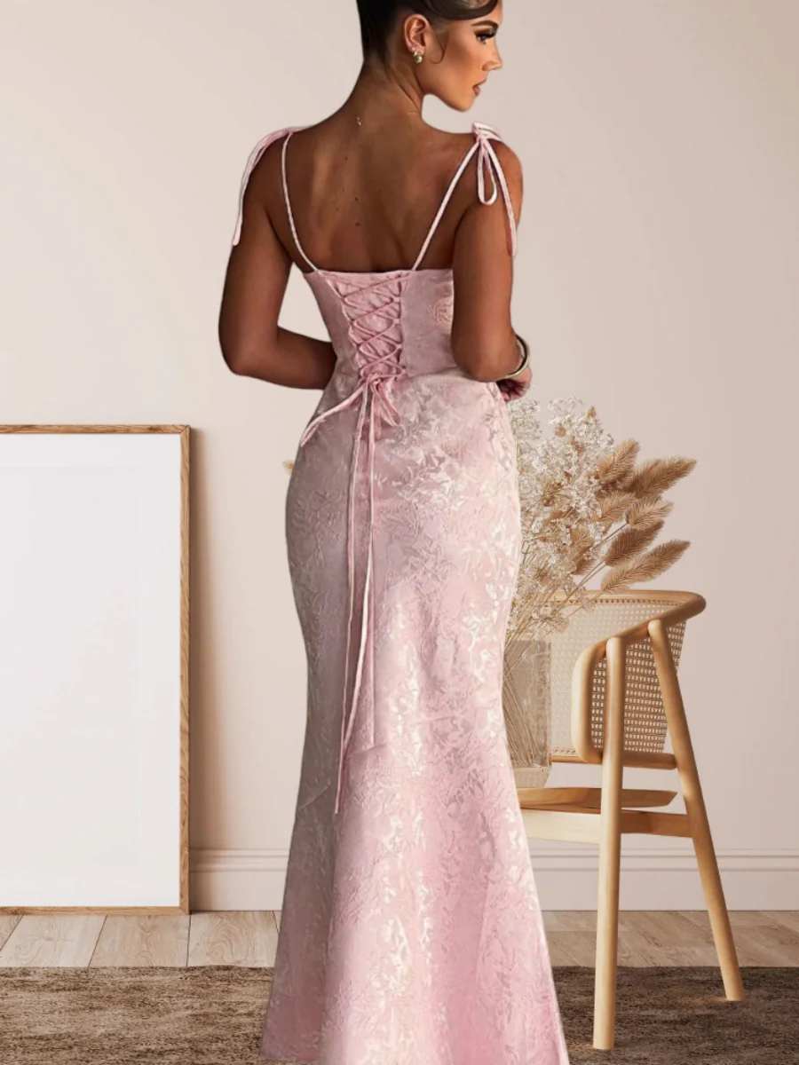 Waist Hip-hugging Fishtail Maxi Dresses - Image 14