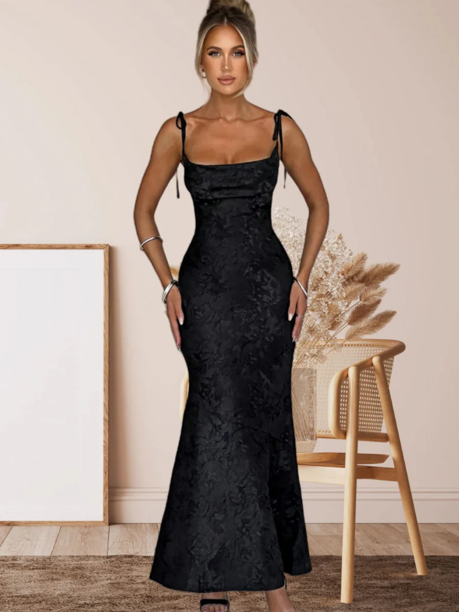 Waist Hip-hugging Fishtail Maxi Dresses - Image 15