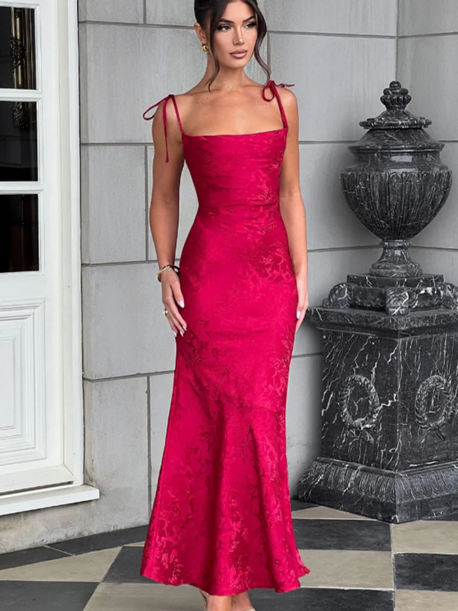 Waist Hip-hugging Fishtail Maxi Dresses - Image 18