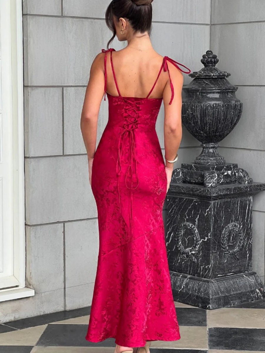 Waist Hip-hugging Fishtail Maxi Dresses - Image 20