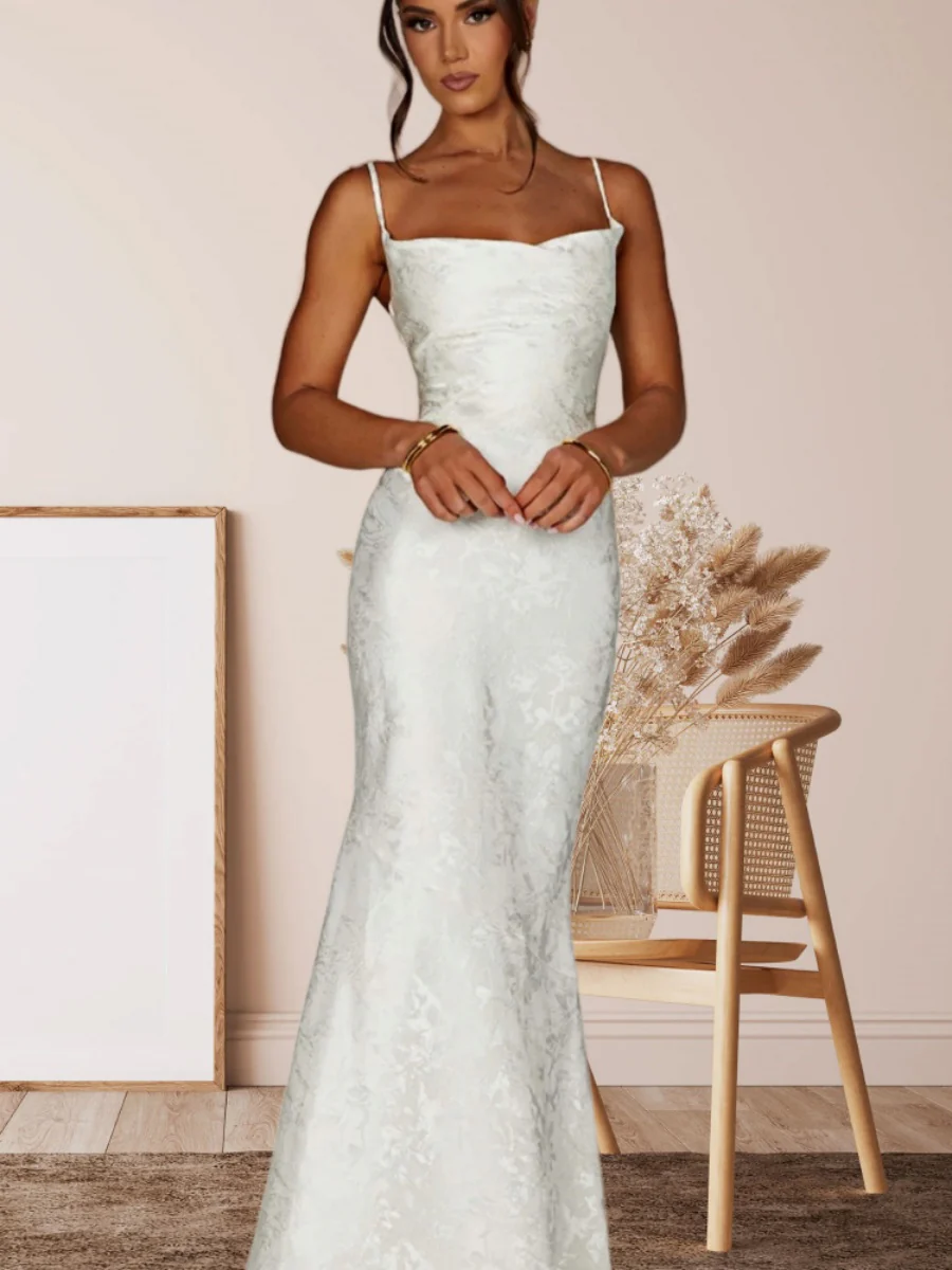 Waist Hip-hugging Fishtail Maxi Dresses - Image 7