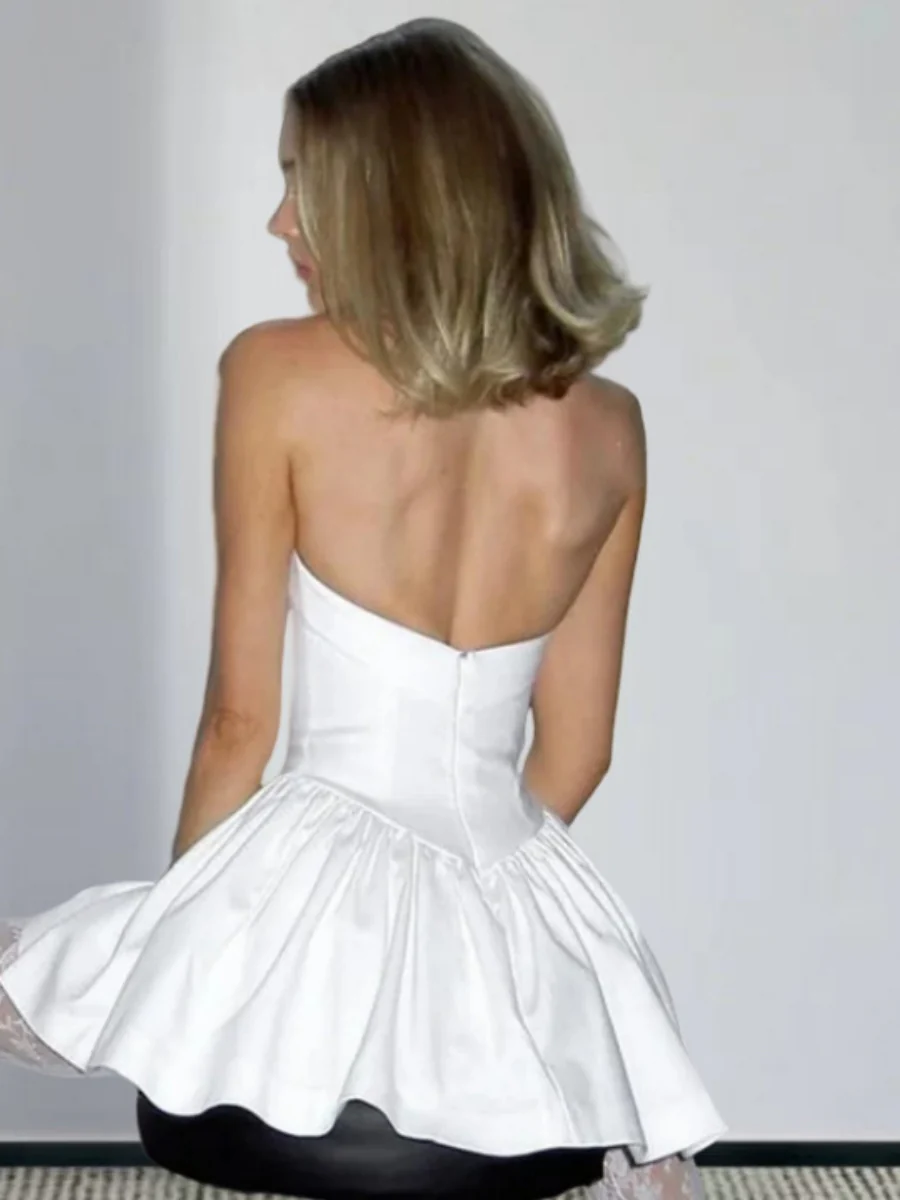 Halter Backless Slim-fit Mini&Short Dresses - Image 8