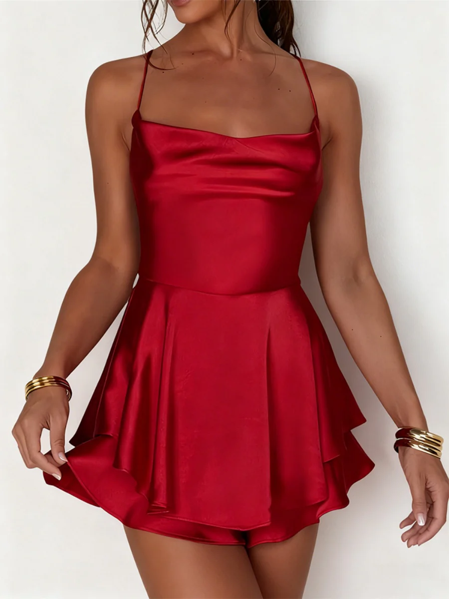Halter Bandage Mini&Short Dresses - Image 11