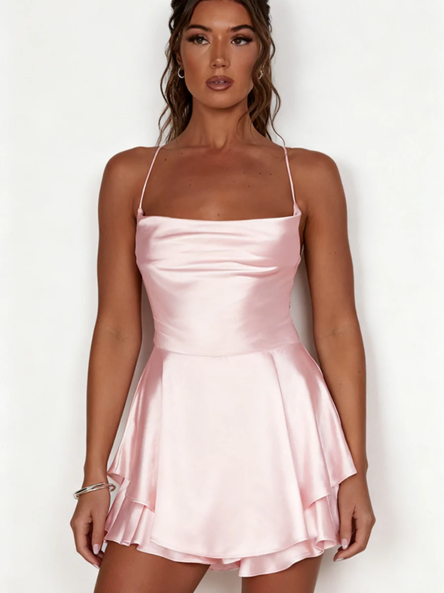 Halter Bandage Mini&Short Dresses - Image 12