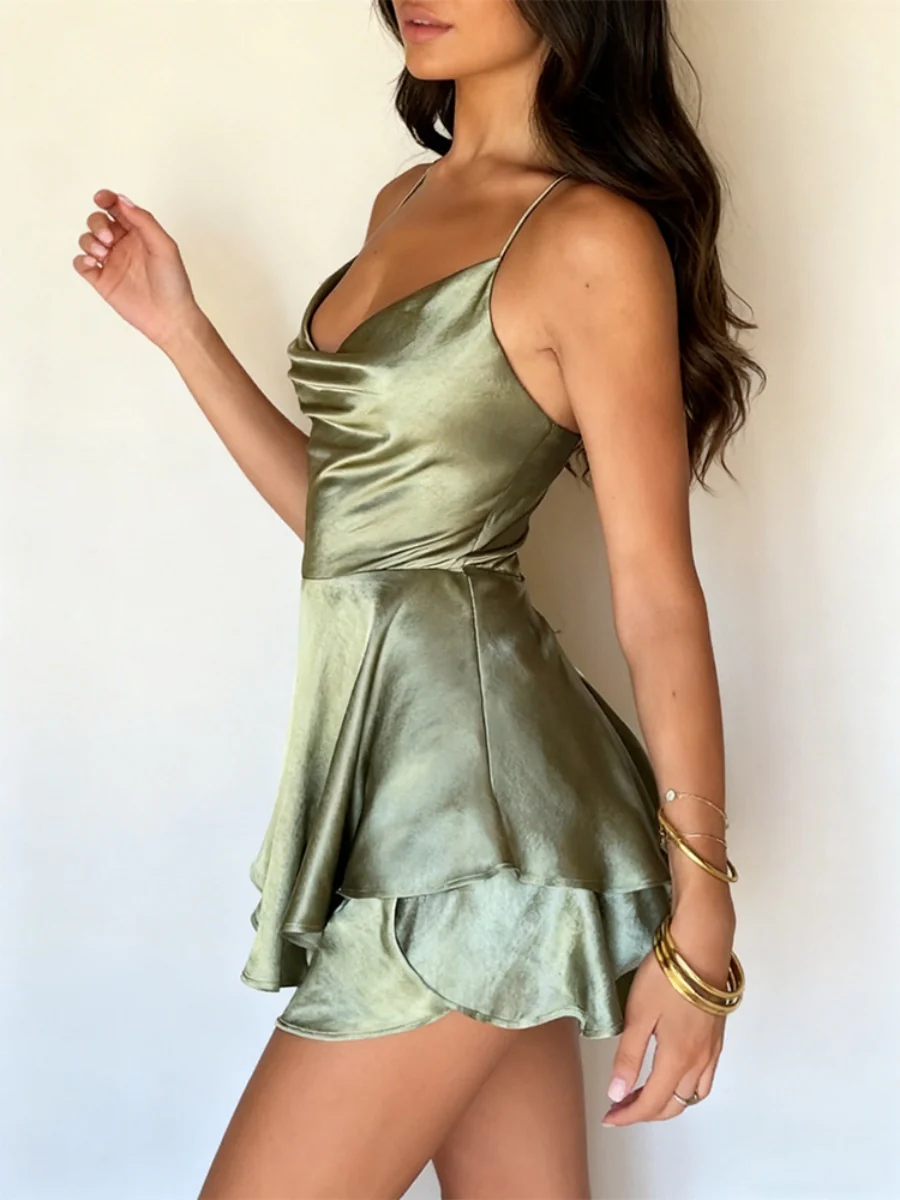 Halter Bandage Mini&Short Dresses - Image 15