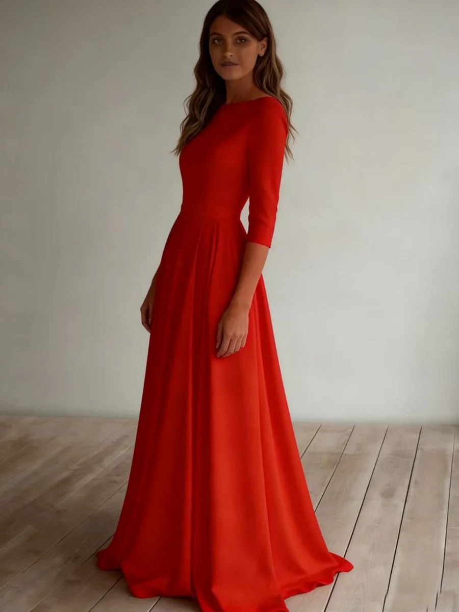 Simplicity Long Sleeve Parties Maxi Dresses - Image 14